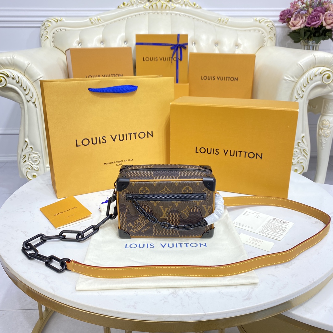 Louis Vuitton LV Soft Trunk Bags Handbags Replica Every Designer
 Printing Resin Mini N60394