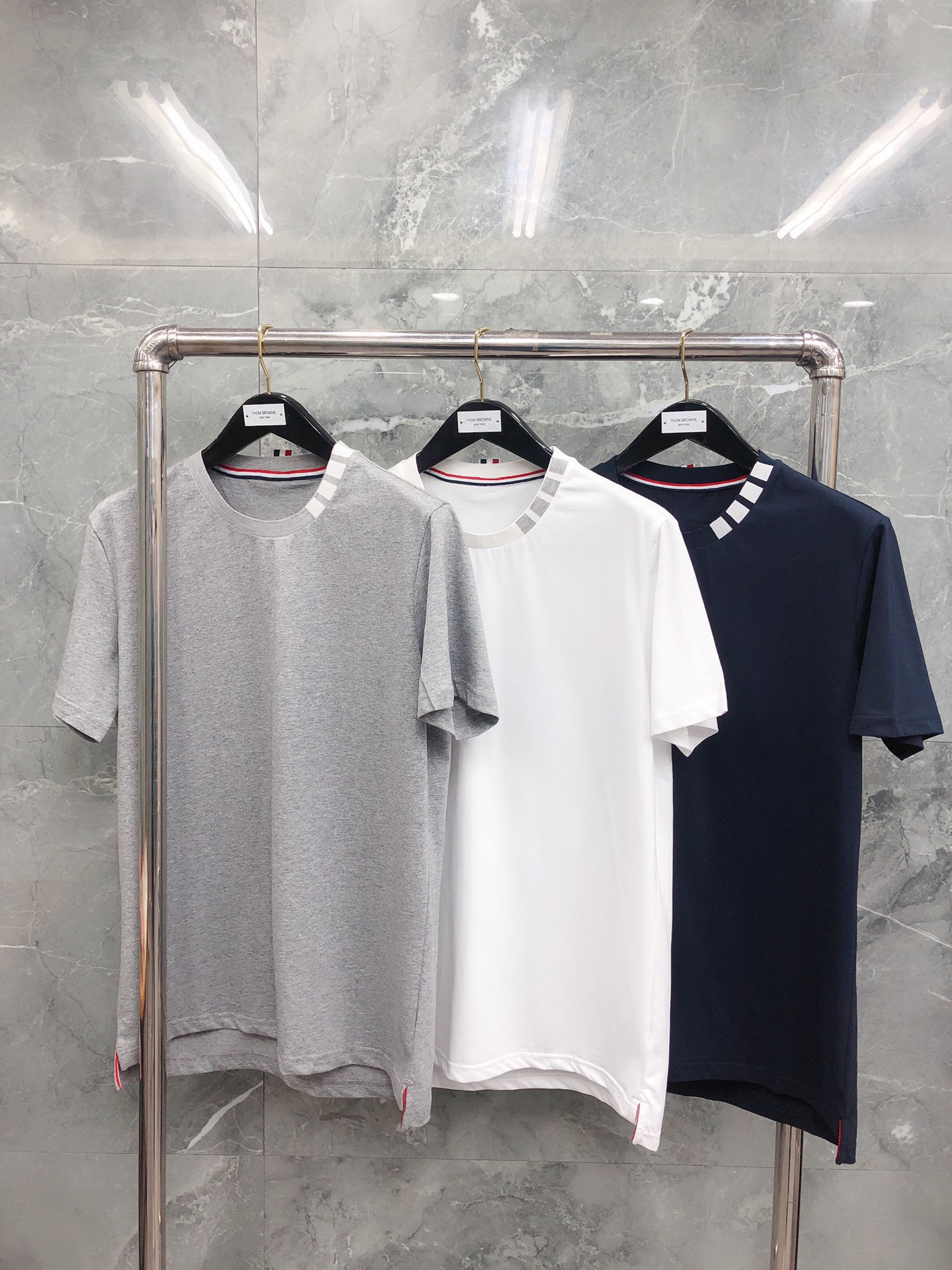 톰브라운 코튼 오버핏 반팔 티셔츠 40585 Thom Browne T Shirt