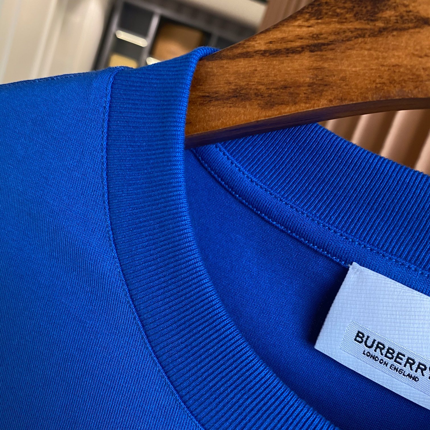 Burberry BBR 巴宝莉 字母图案棉质宽松 短袖T 恤衫