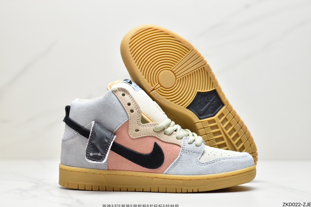 270 公司级耐克NIKE SB DUNK HIGH “ Spectrum ”“彩蛋”设计上以卡龙色调装扮鸳鸯鞋CN8345-001