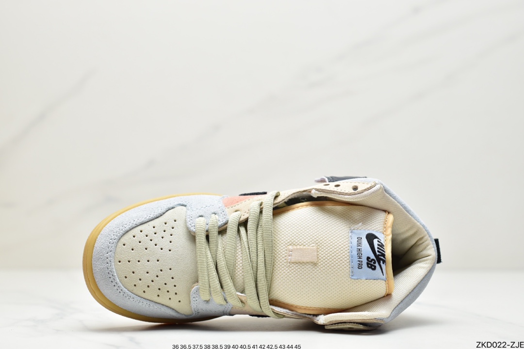 270 公司级耐克NIKE SB DUNK HIGH “ Spectrum ”“彩蛋”设计上以卡龙色调装扮鸳鸯鞋CN8345-001
