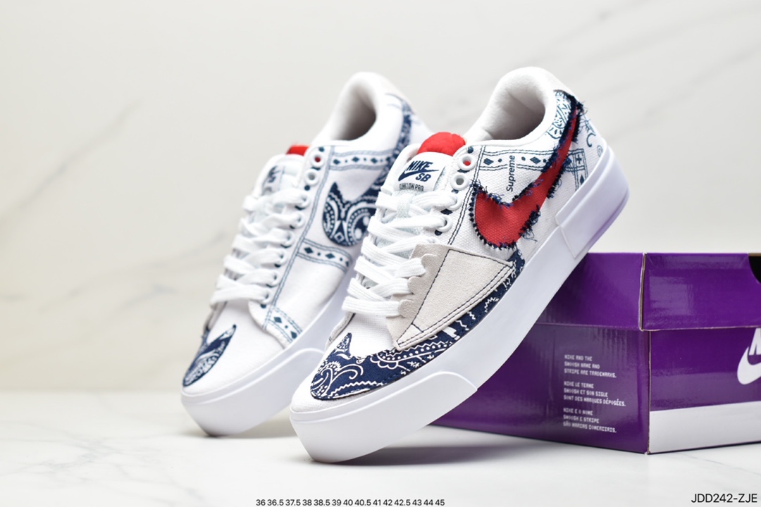 120 公司级耐克Nike SB Zoom Blazer Mid Edge 变革拆线大钩子板鞋 CI3833