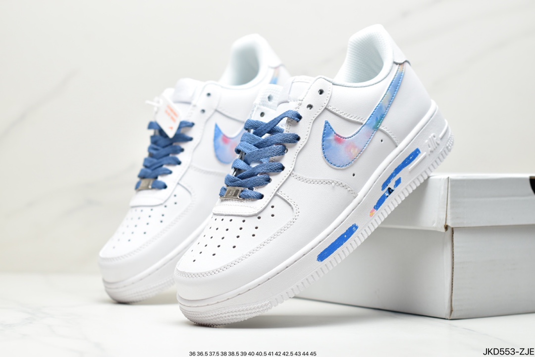 160 公司级耐克/Nike Air Force 1 07 LV8”White/Landscape Painting”空军一号板鞋DD8959-100