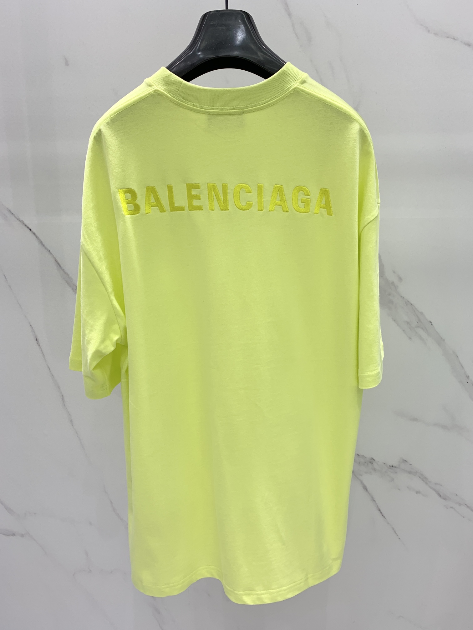 Balenciaga Rear Lettering Logo Tshirt in Green for Men  Lyst