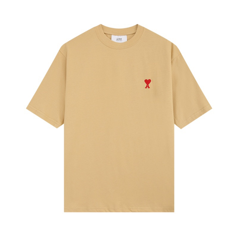 “Ami Alexandre Mattiussi’s Boyfriend Style Women’s Dress with Red Heart Embroidery” - 图片 4