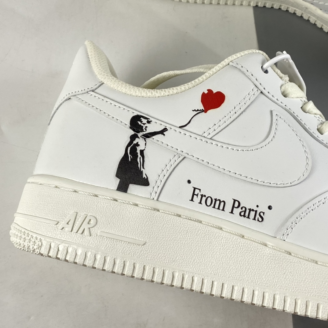 P240 NIKE Air Force 1’07 Low 情人节爱心限定配色 空军一号低帮休闲板鞋 LZ5988-505