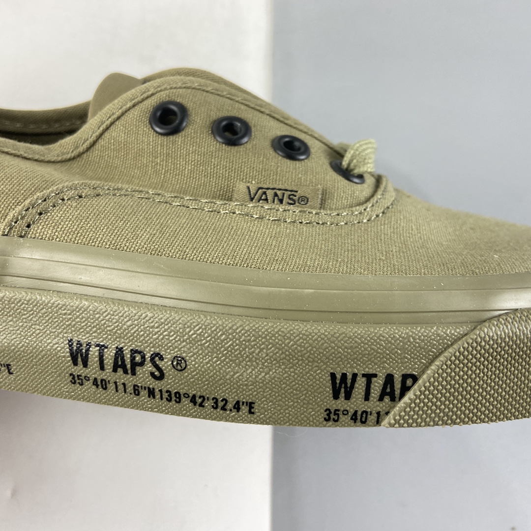 Wtaps x Vault by OG Vans Authentic Limited Joint Model Trend Tooling Wind Low-Top Casual Sneakers VN000UDDKBA