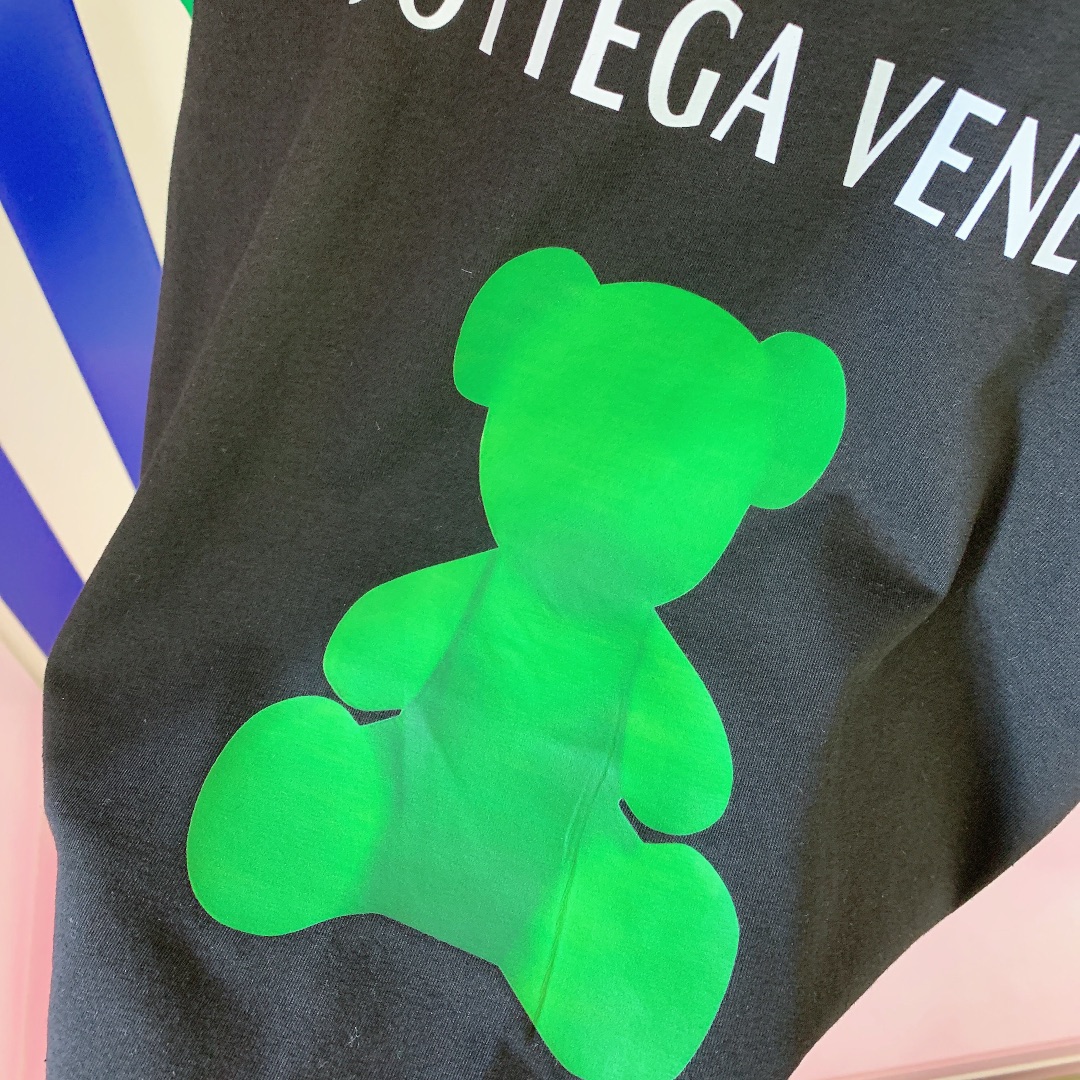 “BOTTEGA VENETA Kids’ Fashion: Cotton Sports Set with 3D Printing, No Glue, Sizes 110-160 Yards” - 图片 4