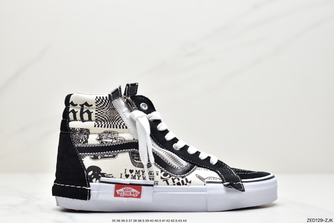 Vans Vans SK8-Hi Reissue Cap Inside Out ”Sail/White/Red” Sneakers