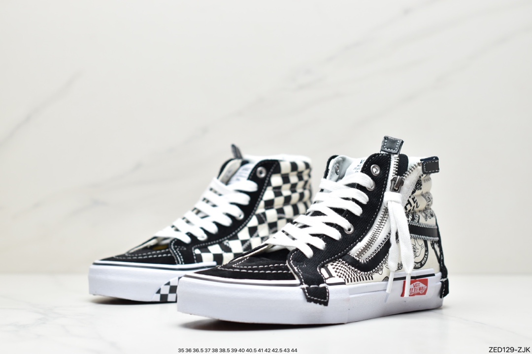 Vans Vans SK8-Hi Reissue Cap Inside Out ”Sail/White/Red” Sneakers