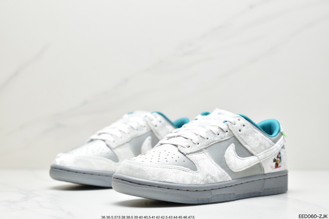 380 公司级耐克Nk Dunk Low ”ICE” 冰雪奇缘 绒面 SB扣碎篮板时尚休闲板鞋 DO2326-001