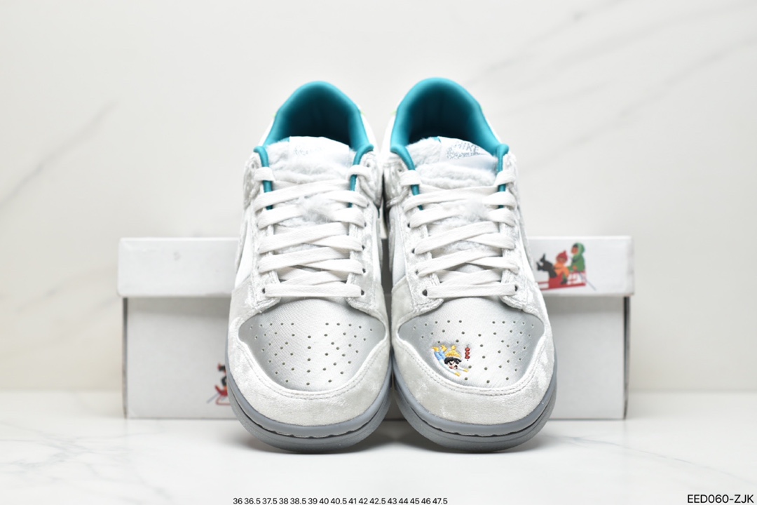 380 公司级耐克Nk Dunk Low ”ICE” 冰雪奇缘 绒面 SB扣碎篮板时尚休闲板鞋 DO2326-001