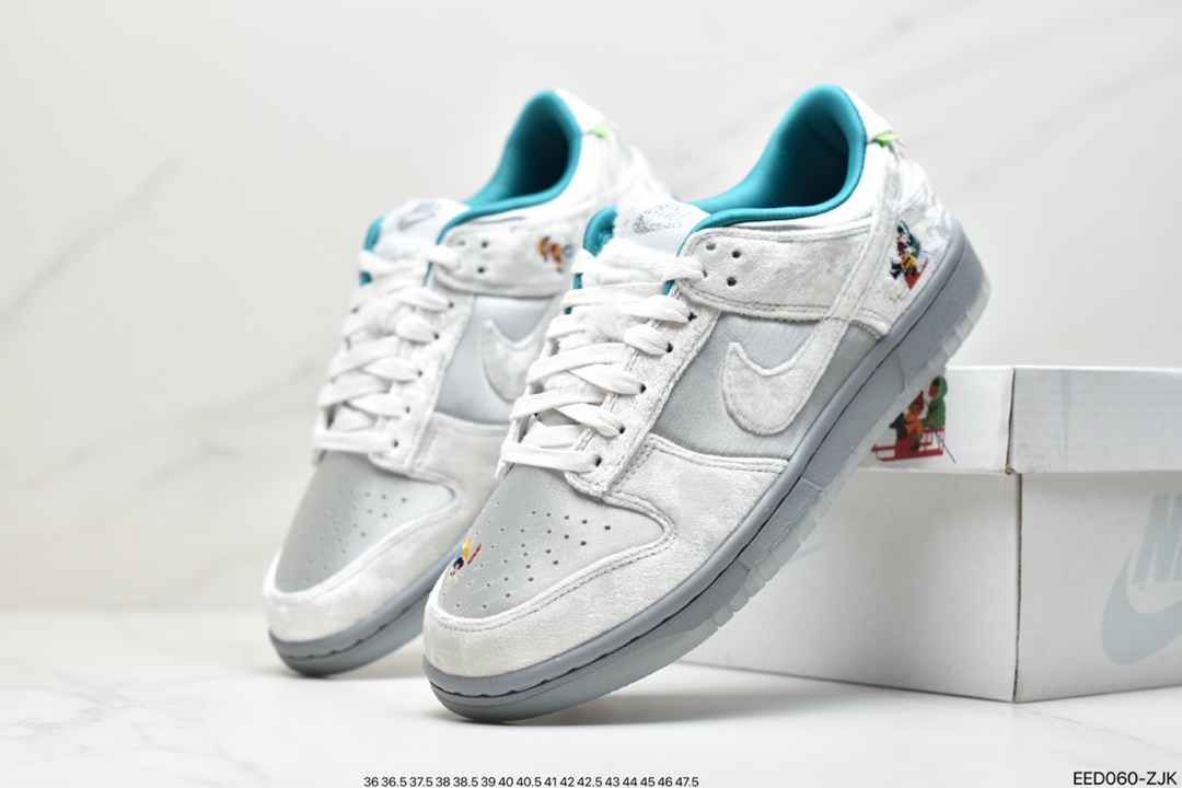 380 公司级耐克Nk Dunk Low ”ICE” 冰雪奇缘 绒面 SB扣碎篮板时尚休闲板鞋 DO2326-001