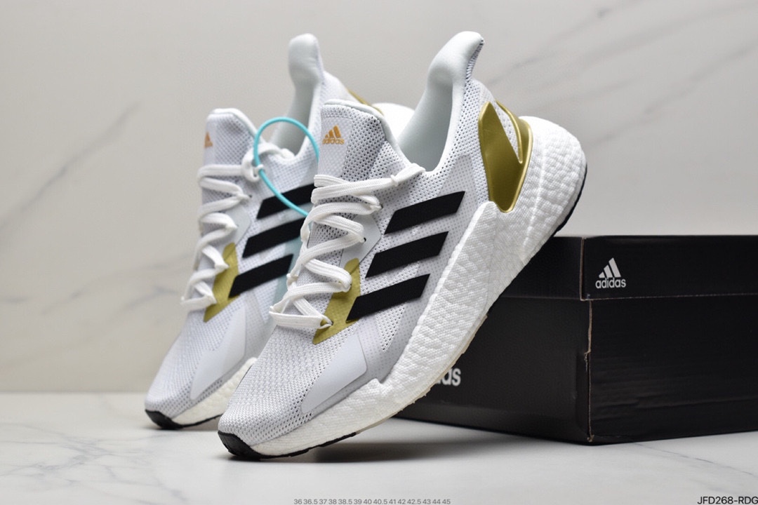 The overall shape of the Adidas Boost X9000L4 series is very speedy FY2348