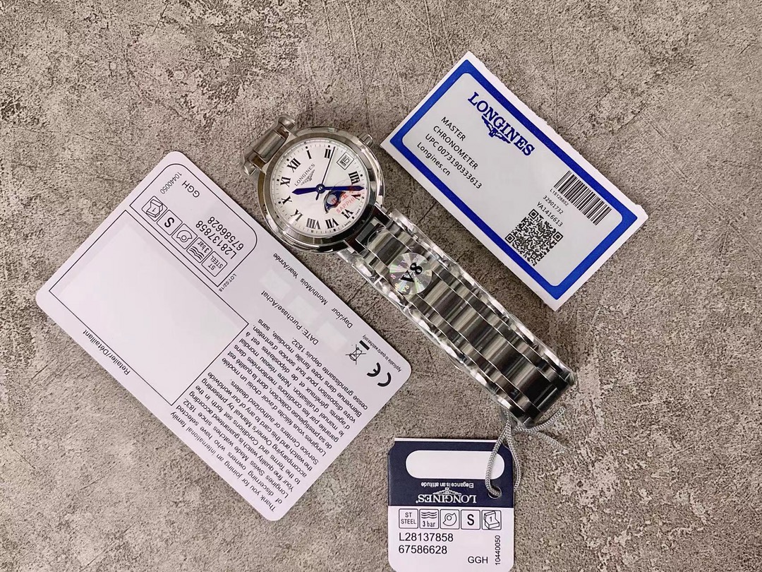 浪琴 Longines  心月月相系列 三码合一