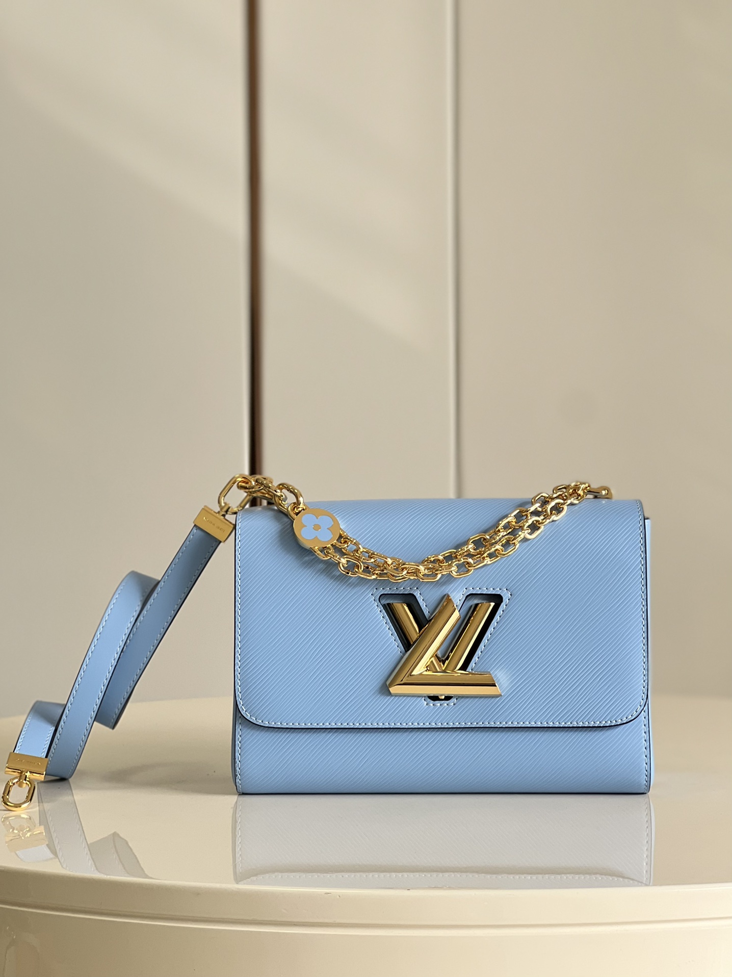 Louis Vuitton Bags Handbags Blue Sheepskin LV Twist Chains M50282