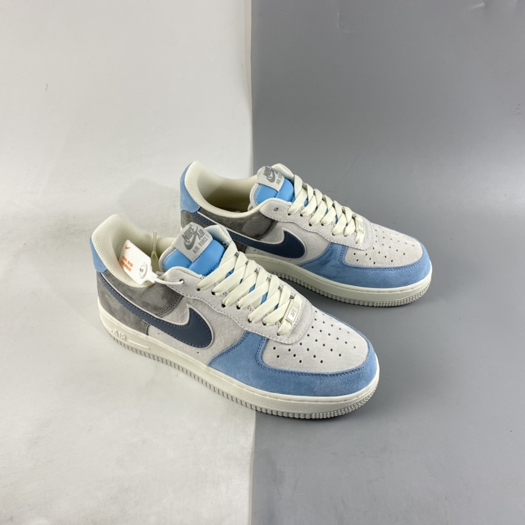 P240 NIKE Air Force 1 Low 07 浅灰蓝配色 空军一号低帮休闲板鞋 LZ6699-523