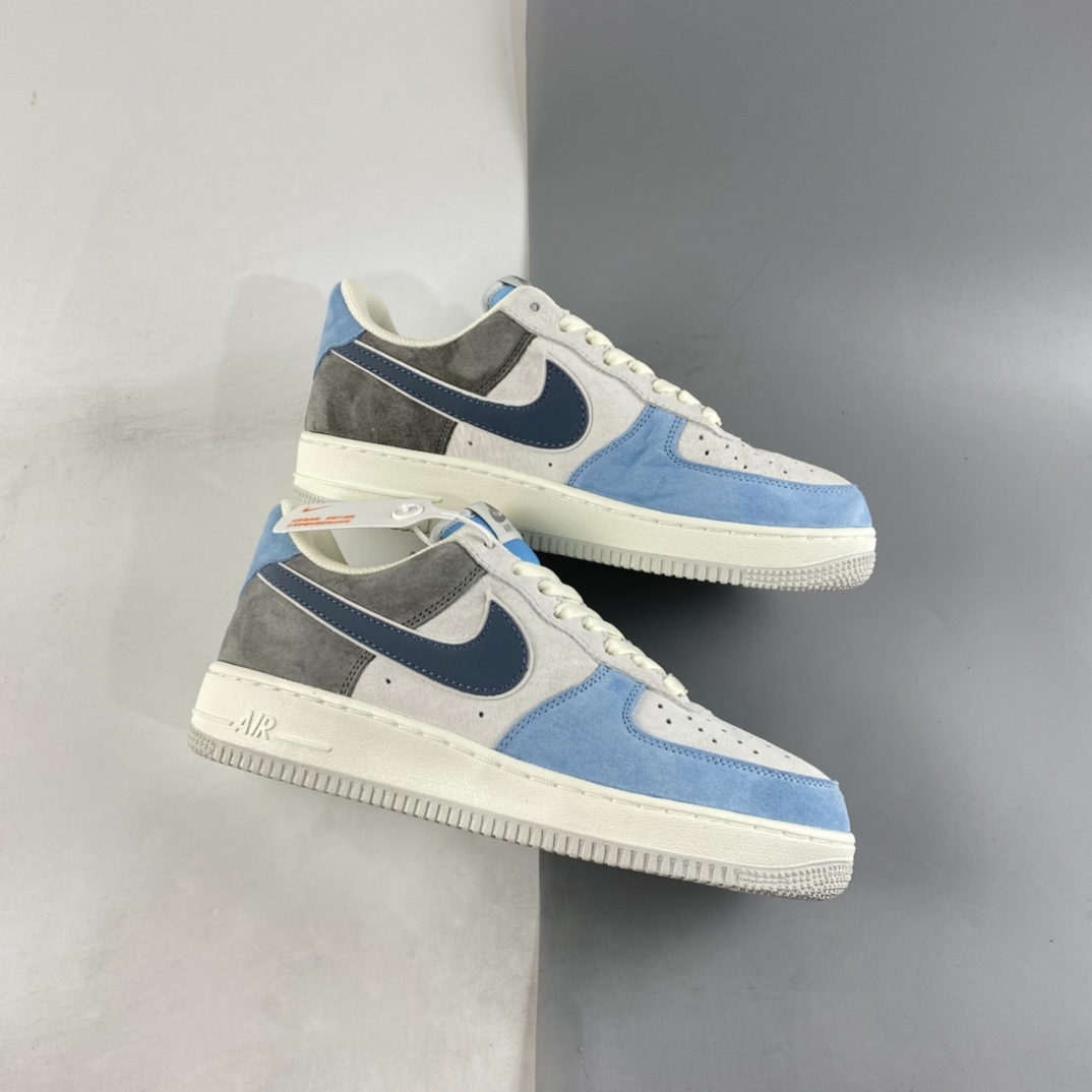 P240 NIKE Air Force 1 Low 07 浅灰蓝配色 空军一号低帮休闲板鞋 LZ6699-523