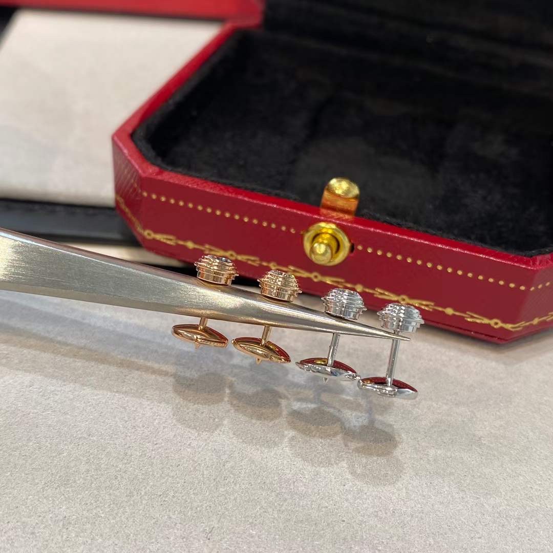 Cartier Cartier 卡地亚 飞碟单钻耳钉 双色