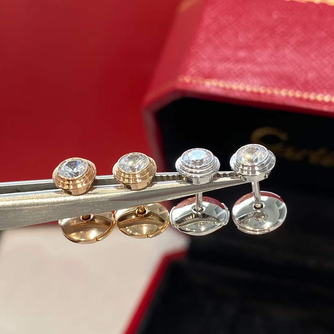Cartier 飞碟耳钉上身参考