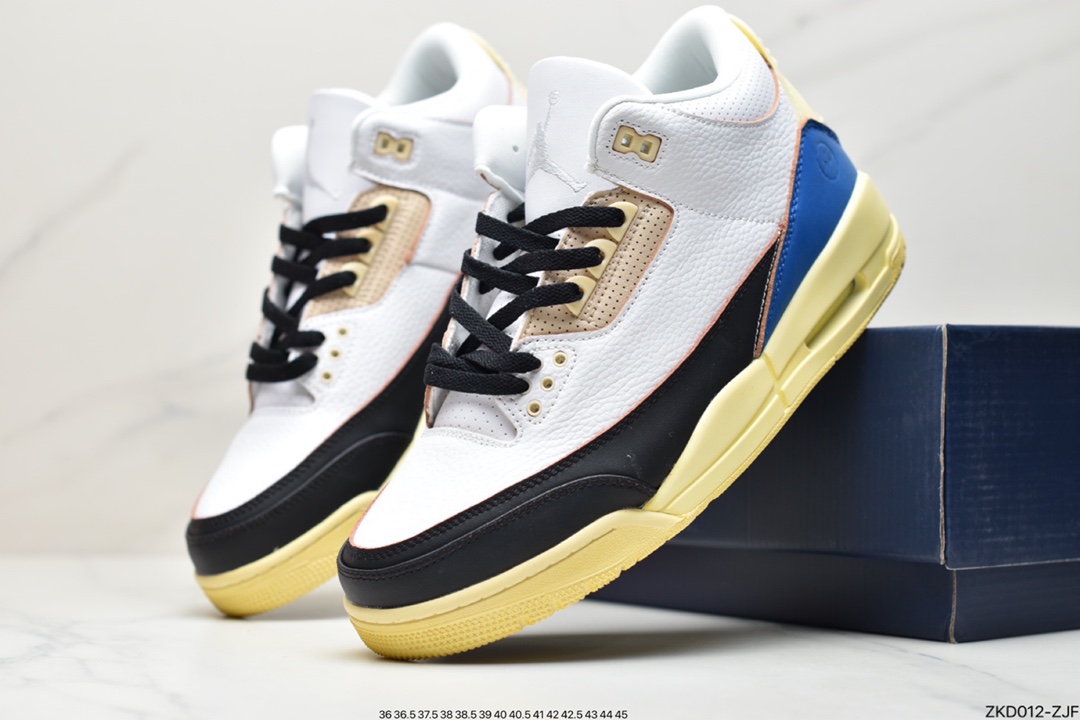 270 公司级Fragment Design x Air Jordan 3 藤原浩闪电联名 DA3595-100