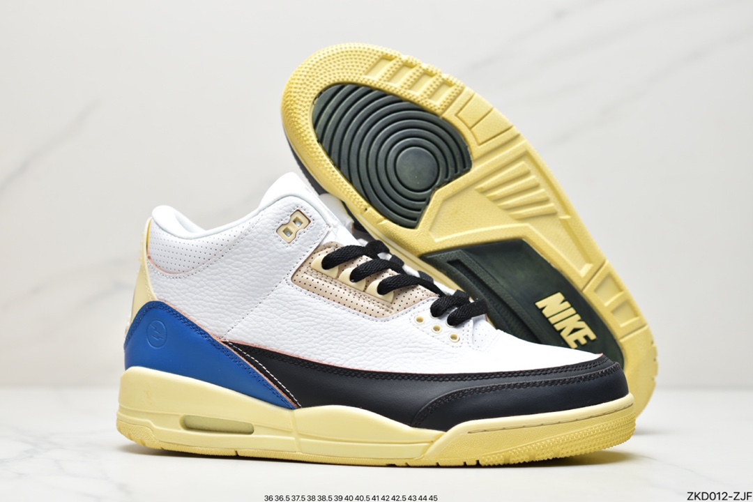 270 公司级Fragment Design x Air Jordan 3 藤原浩闪电联名 DA3595-100