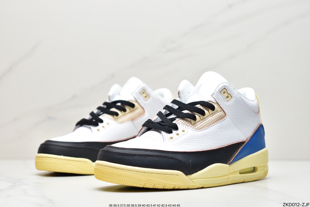270 公司级Fragment Design x Air Jordan 3 藤原浩闪电联名 DA3595-100