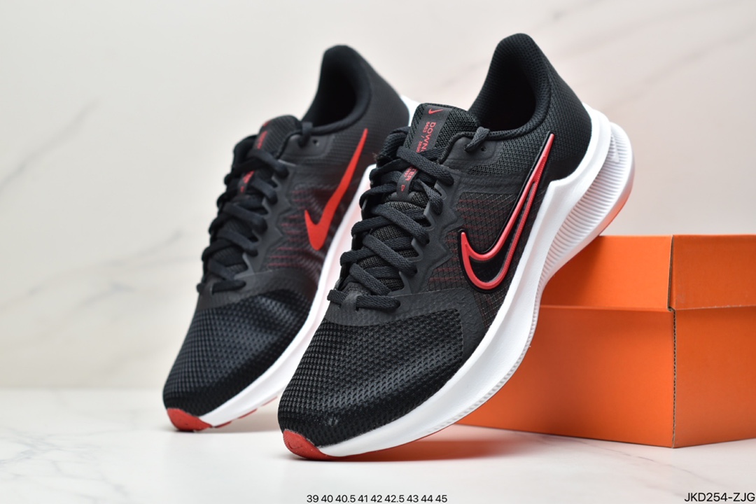 160 公司级耐克Nike Downshifter 11 登月V11代 网面超轻透气跑步鞋 CW3413-101