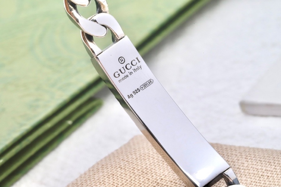 Gucci Gucci 格纹珐琅手链