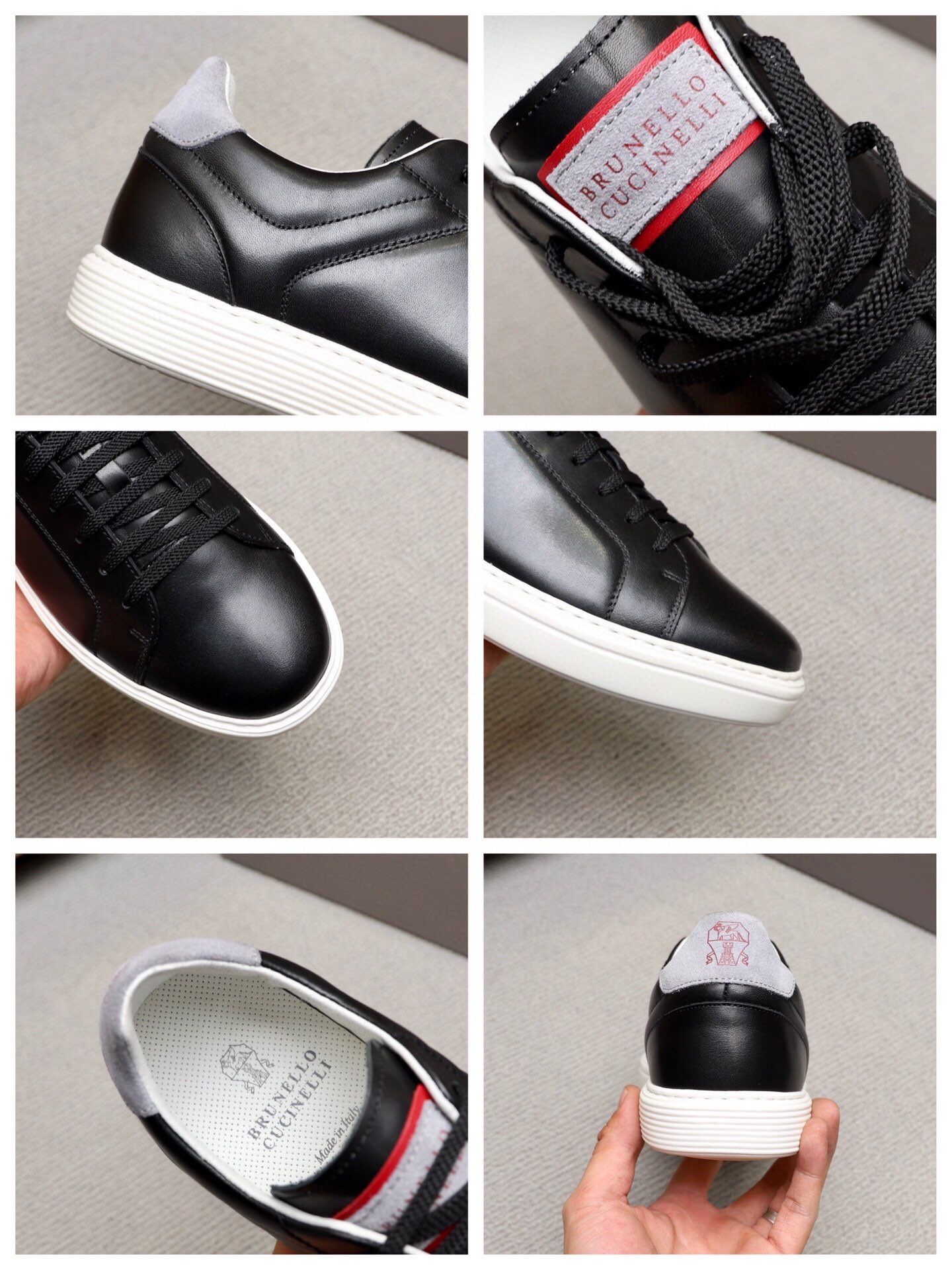 Brunello Cucinelli Spring/Summer New Colour Block Sports Board Men's Shoes ¡Esta zapatilla plana est