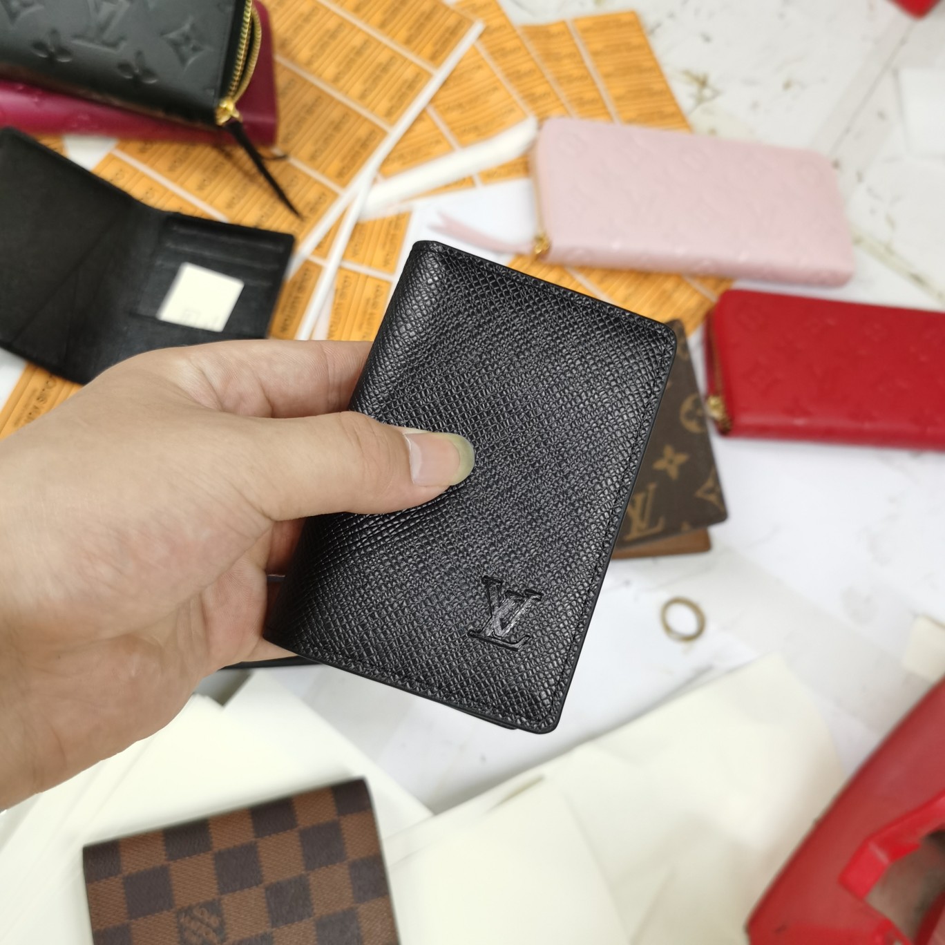 調価P175小カードケース老花デザイン6色展開