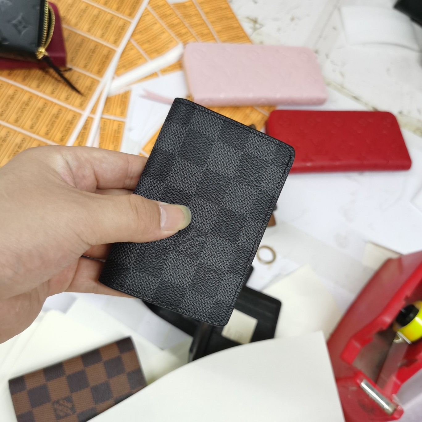 調価P175小カードケース老花デザイン6色展開