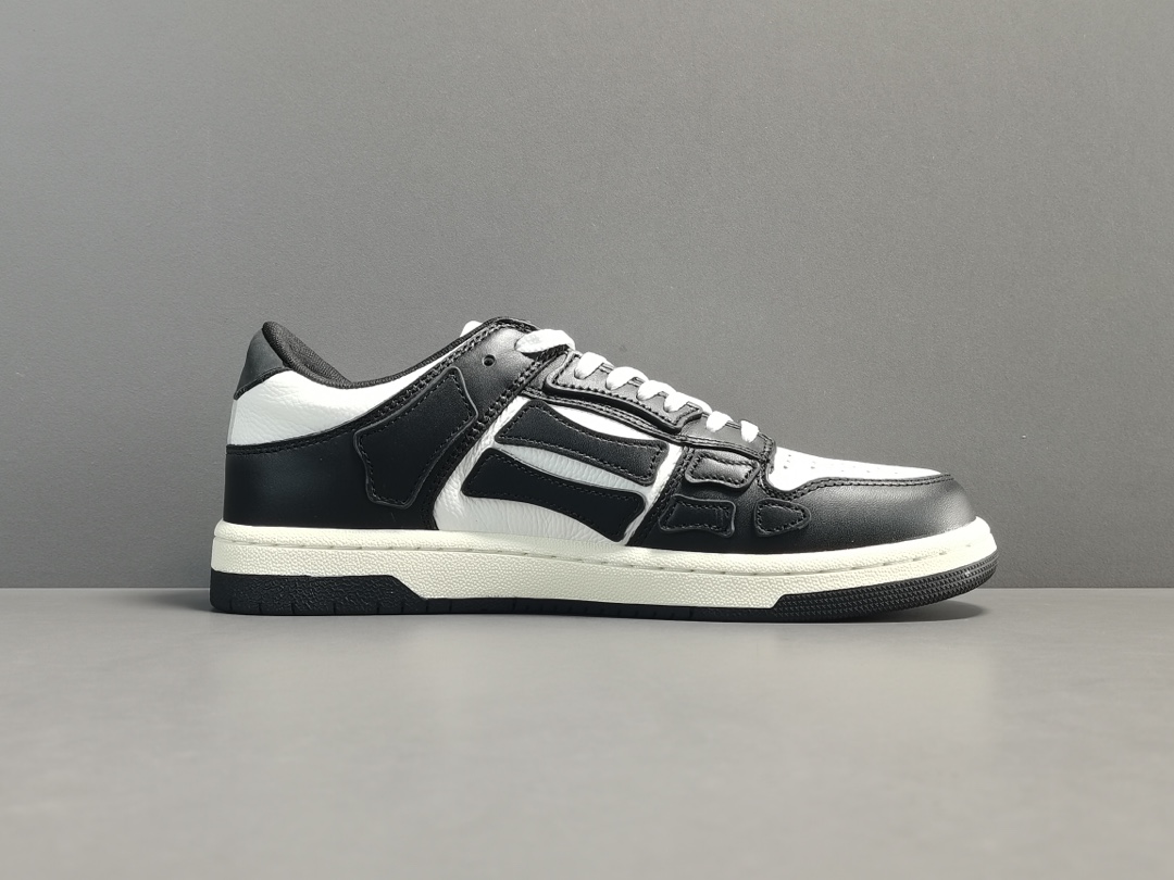 [Bone Shoes] Black and White 2021 Edition AMlRl Skel TopLow casual skate shoes