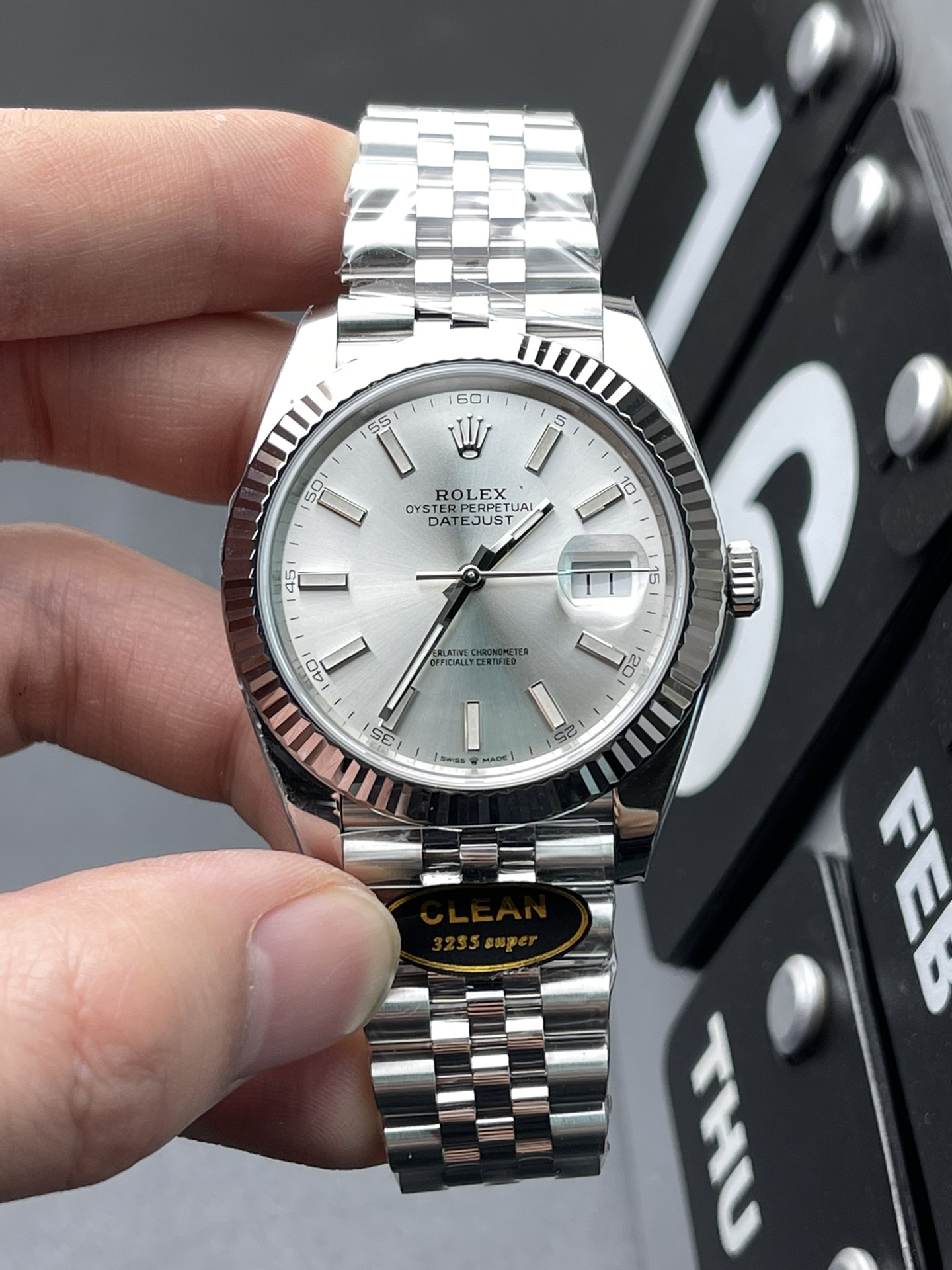 Rolex 白灰日志