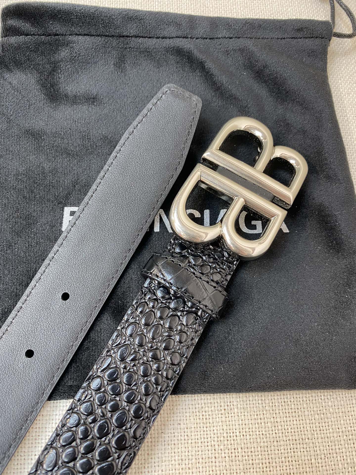 2021 Parisian Belt with Two-Sided Calves and Retrocords: 3.0 cm Width - 图片 6