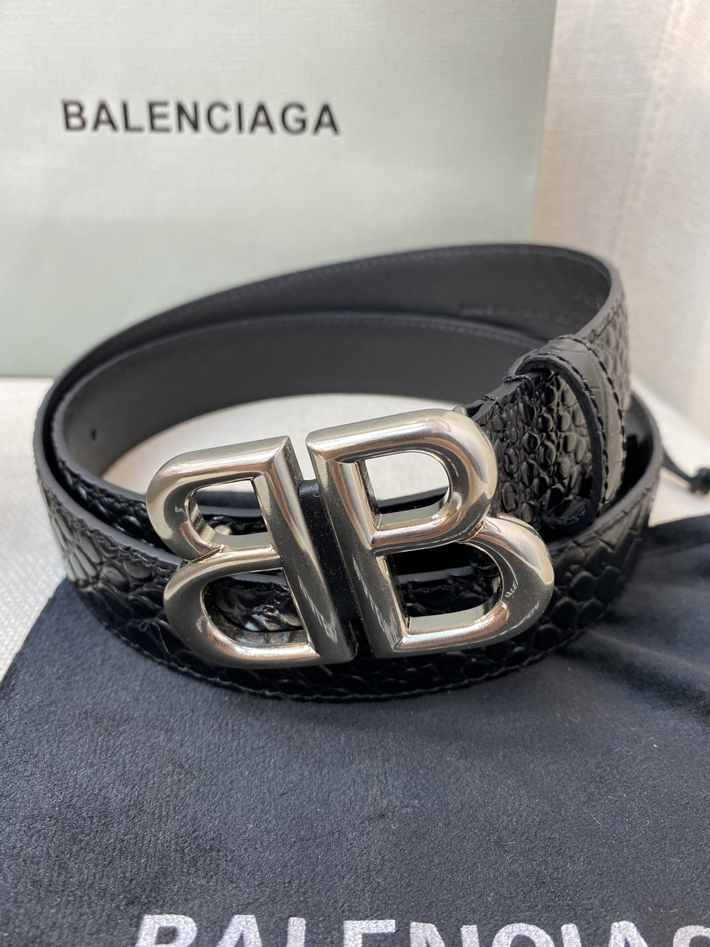 2021 Parisian Belt with Two-Sided Calves and Retrocords: 3.0 cm Width - 图片 4