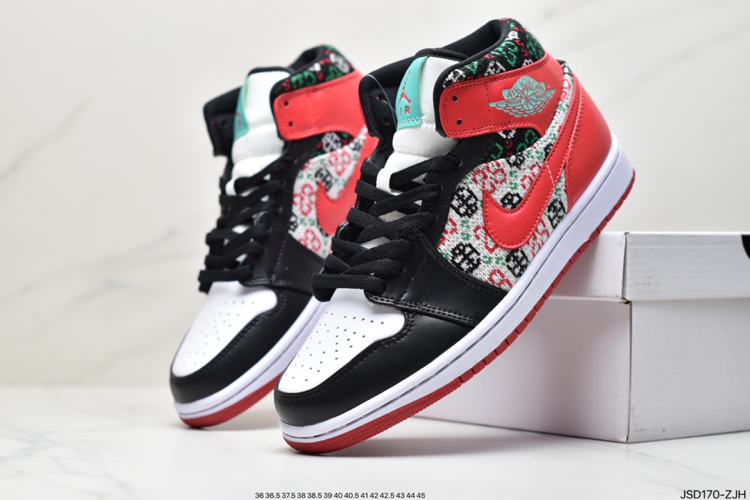 200 公司级Air Jordan 1 Mid AJ1 中帮篮球鞋 DC7294-103
