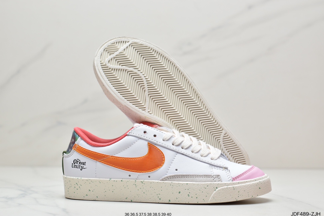 NIKE WMNS Blazer Low LX trailblazer low to help all-match casual sports canvas shoes DJ4665-100