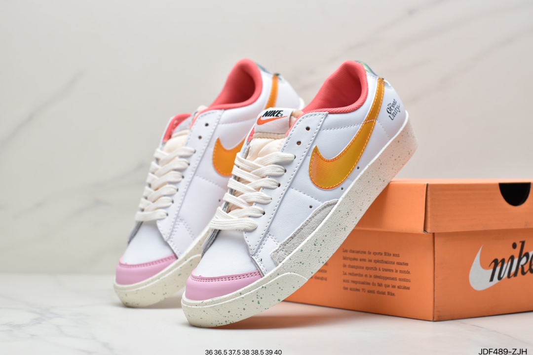 125 公司级耐克NIKE WMNS Blazer Low LX 开拓者 帆布板鞋DJ4665-100