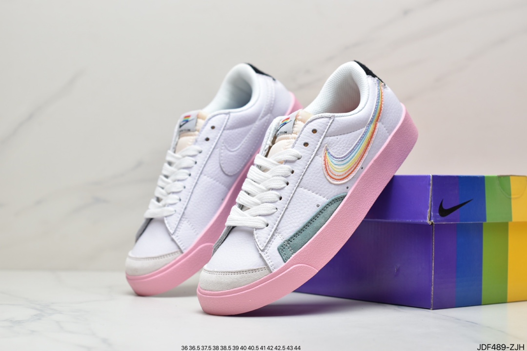 125 公司级耐克NIKE WMNS Blazer Low LX 开拓者 帆布板鞋DJ4665-100