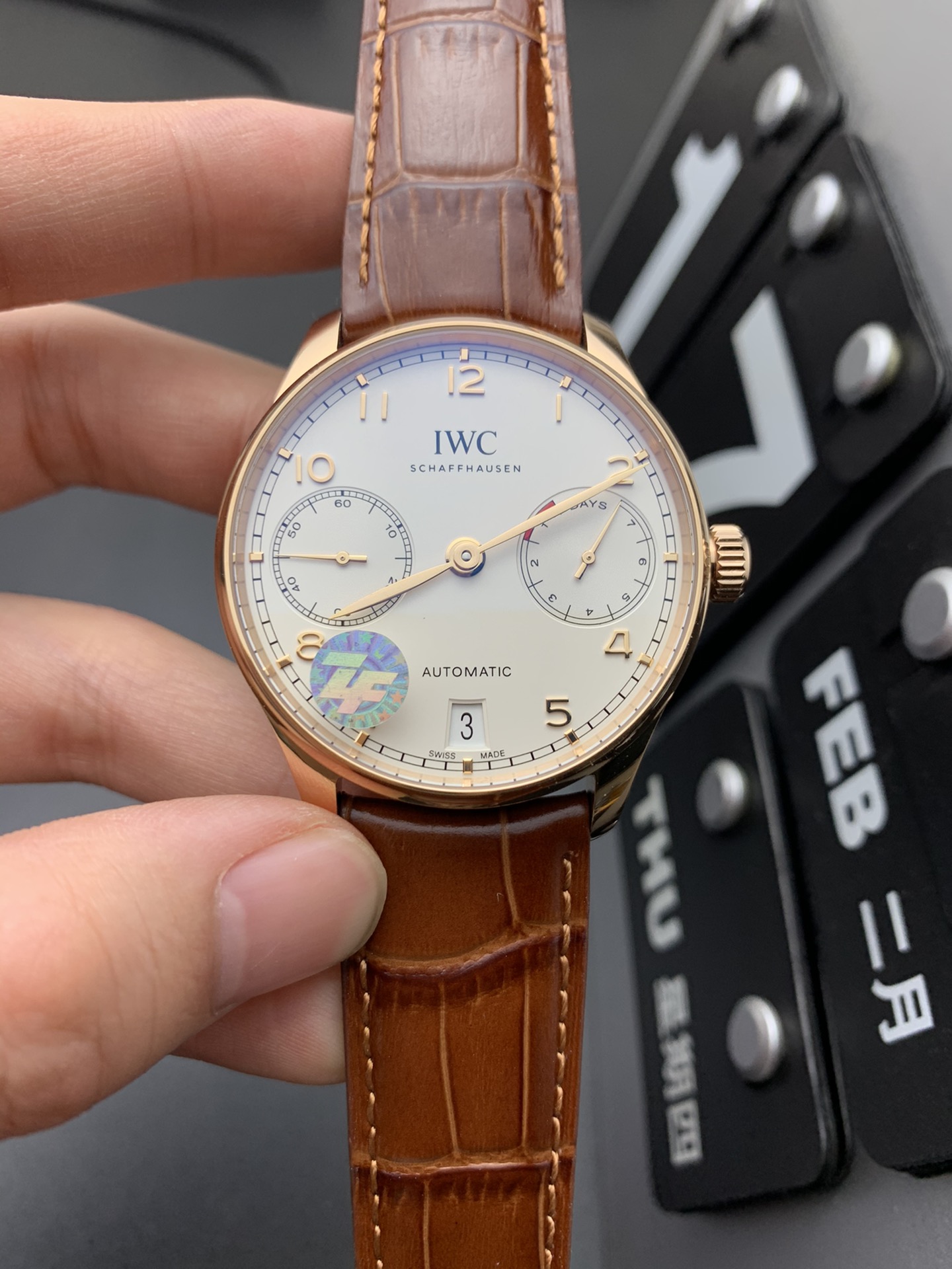 IWC 玫瑰金葡七