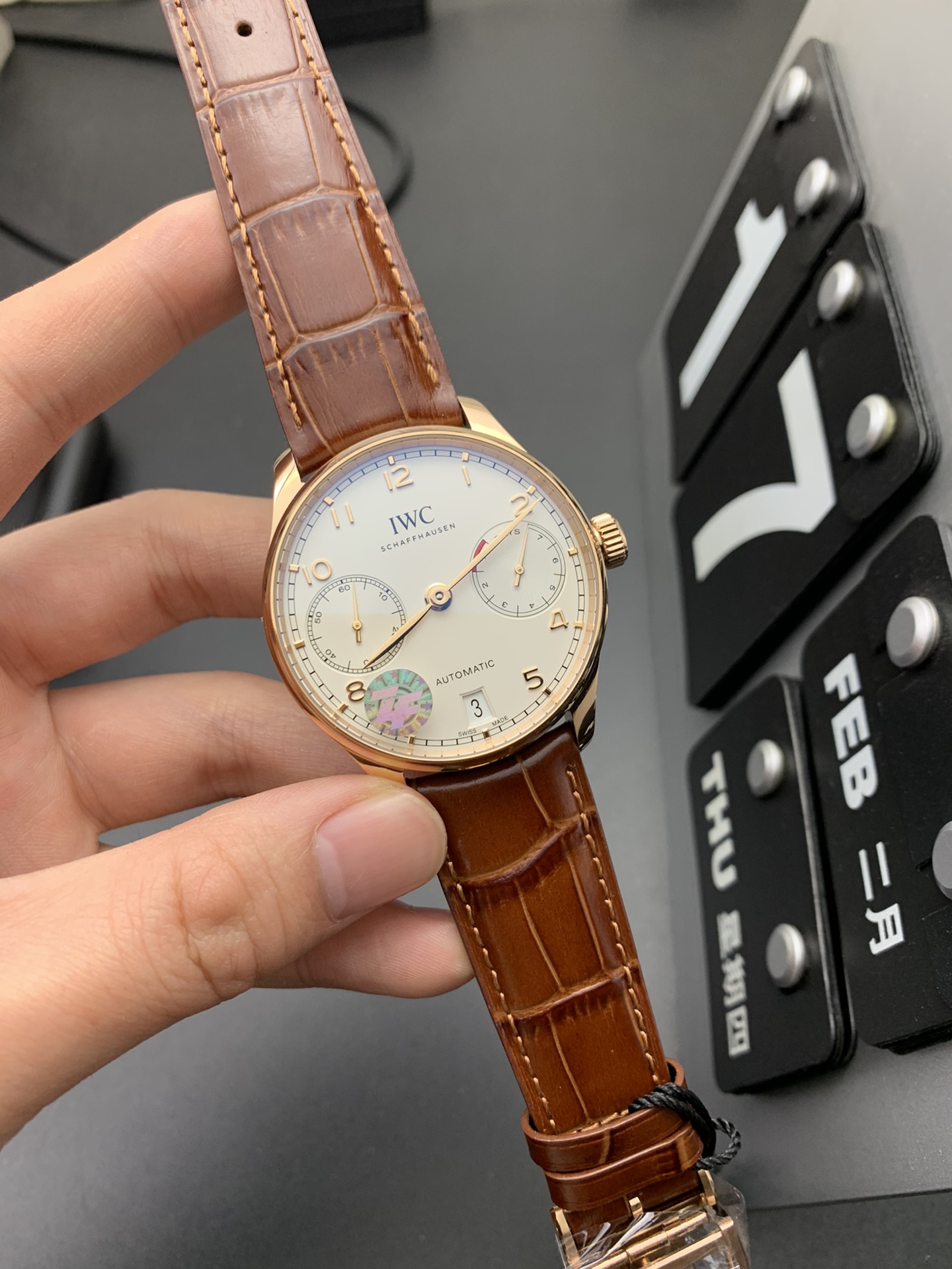 IWC 玫瑰金葡七