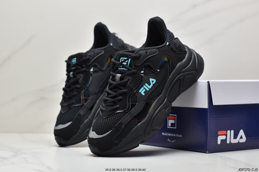 Fila Retro Running Mars Series Daddy Style Running Shoes ”Mesh Fog Grey Silver” T12W135205FGS