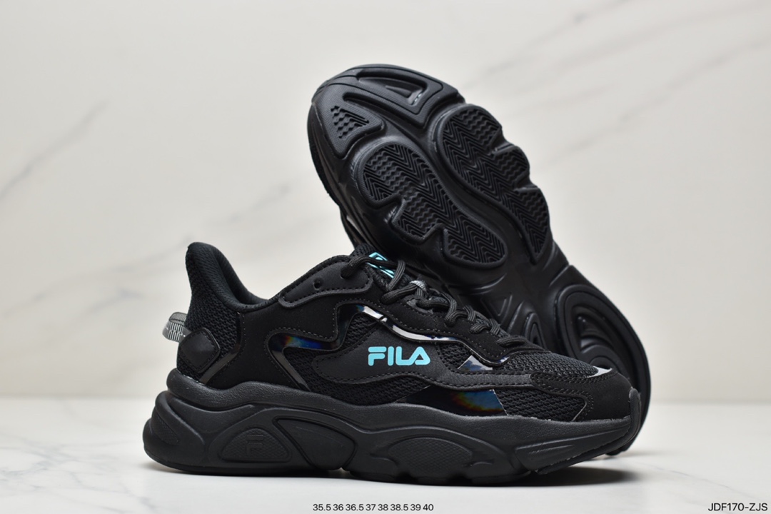 Fila Retro Running Mars Series Daddy Style Running Shoes ”Mesh Fog Grey Silver” T12W135205FGS