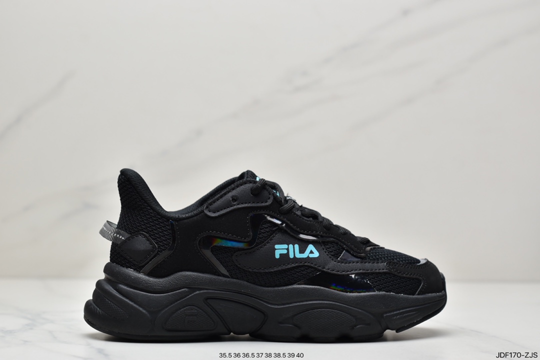 Fila Retro Running Mars Series Daddy Style Running Shoes ”Mesh Fog Grey Silver” T12W135205FGS