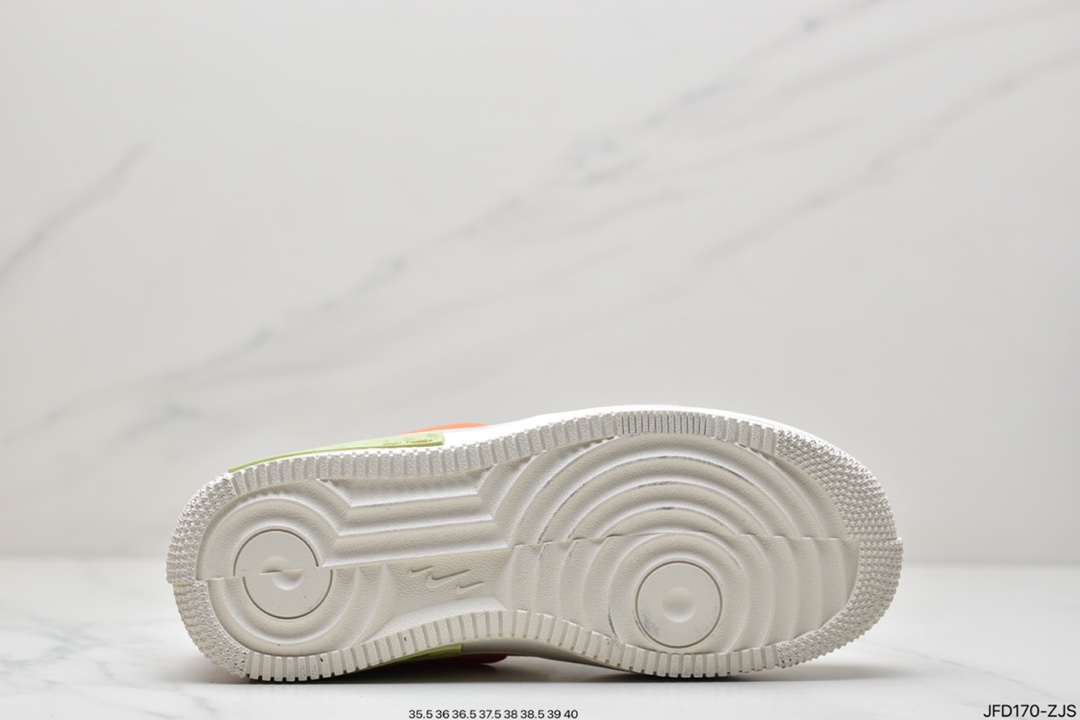 170 公司级耐克Nike Air Force 1 厚底新配色 马卡龙空军一号时尚休闲低帮板鞋 DO6719-100