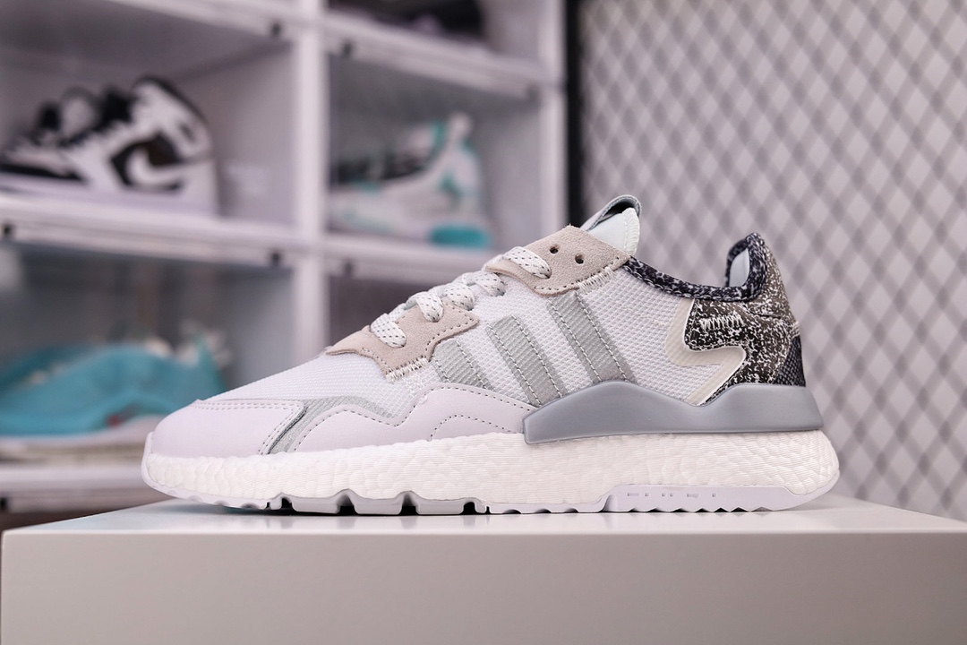 G5 纯原版本AD 阿迪 Nite Jogger Boost 夜行者爆米花大底复古跑鞋 FW6695