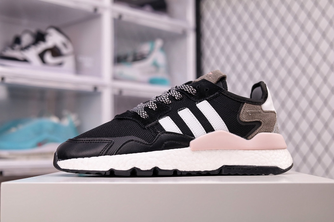 G5 纯原版本AD 阿迪 Nite Jogger Boost 夜行者爆米花大底复古跑鞋 FV38 F5
