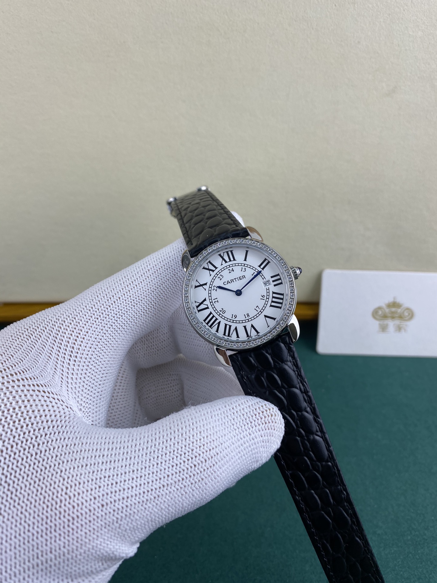 Cartier 皇家 卡地亚伦敦系列镶钻款