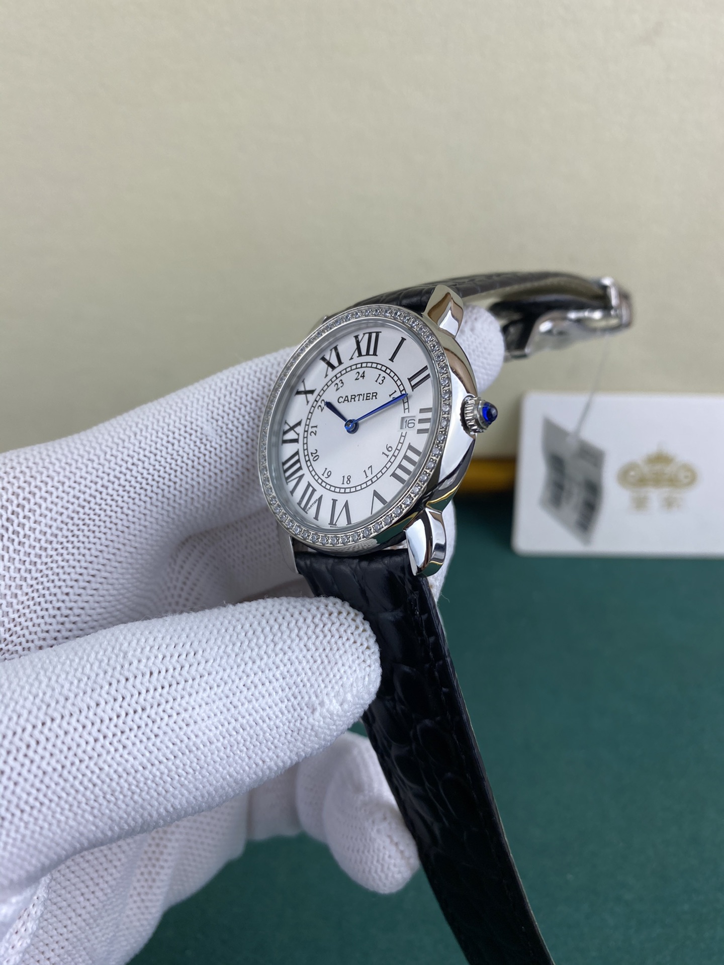 Cartier 皇家 卡地亚伦敦系列镶钻款
